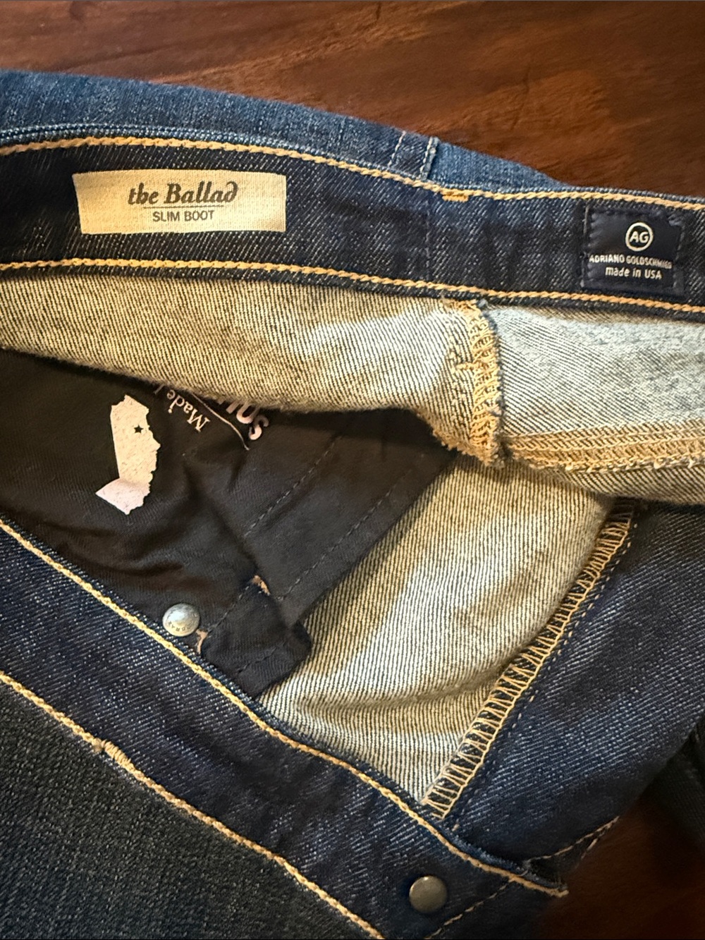 AG Adriano Goldschmied The Ballad Slim Boot Women’s Dark Blue Jeans 30R